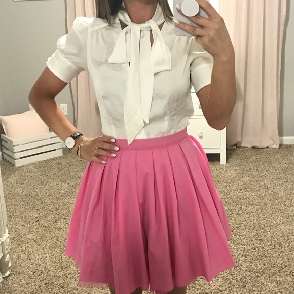 Calvin Klein Blouse White Like New - Picture 3 of 8